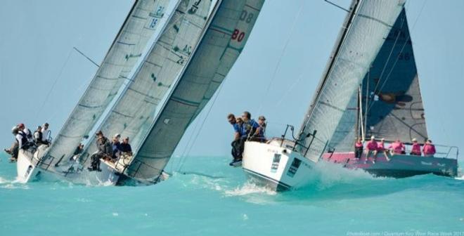 Hijinks punches out ahead of the crowd to win Lewmar Boat of the Day - Quantum Key West Race Week © Quantum Key West Race Week / PhotoBoat.com